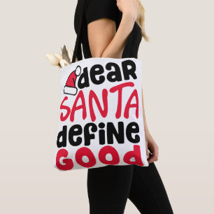 Bolsa Tote Caros Papais noeis definem um bom Natal