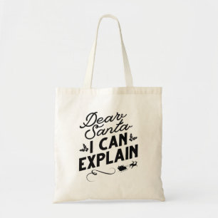 Bolsa Tote Caros Papais noeis Que Posso Explicar