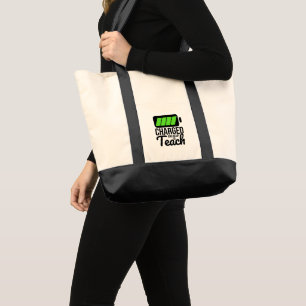 Bolsa Tote Carregado E Pronto Para Ensinar
