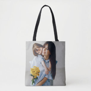 Bolsa Tote Carregamento de Fotografias Personalizado Design