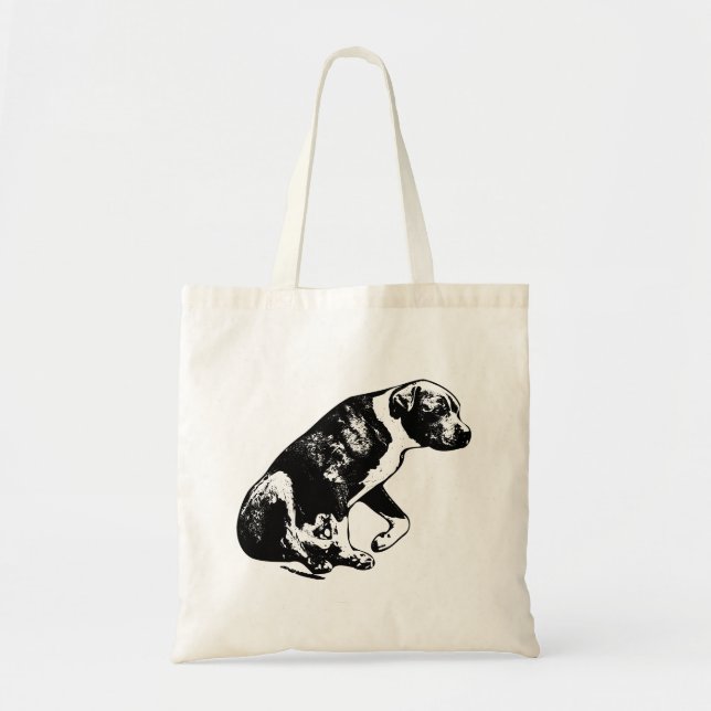 Bolsa Tote Carregar a pausa - Sit com tinta (Frente)