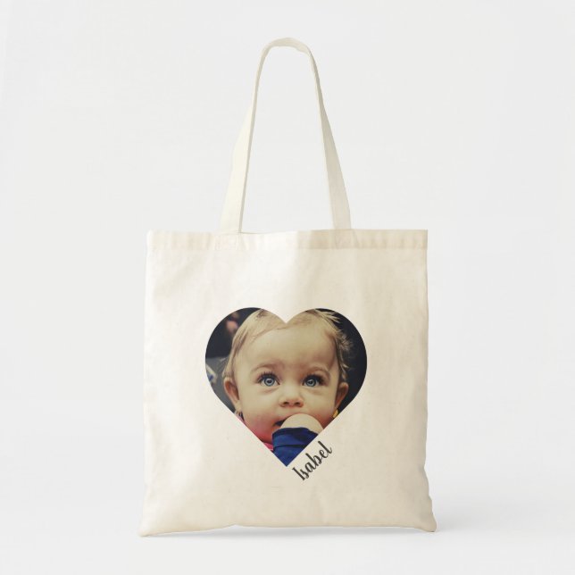 Bolsa Tote Carregar a sua fotografia 2 (Frente)