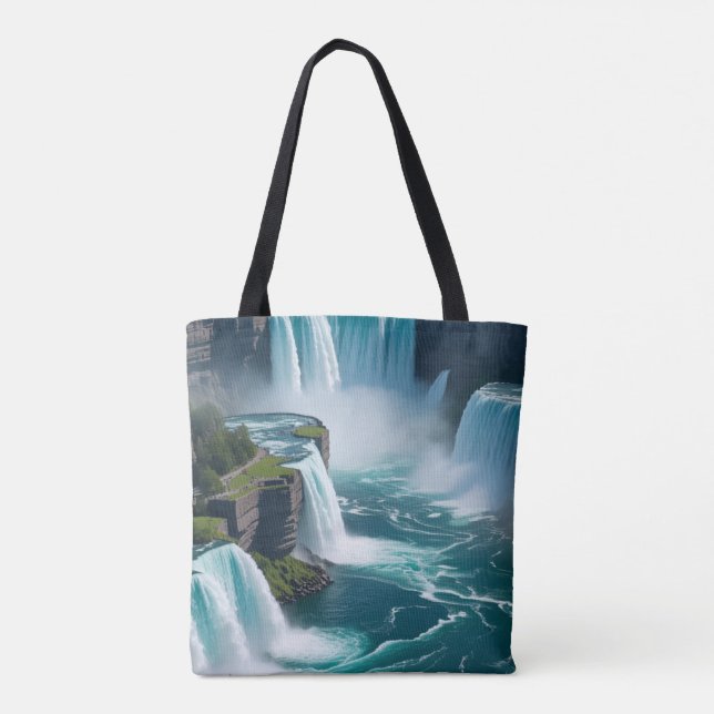 Bolsa Tote Carregar do poder de Niágara (Verso)