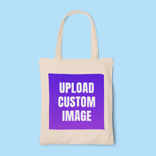 Bolsa Tote Carregar imagem personalizada - Adicione a sua par