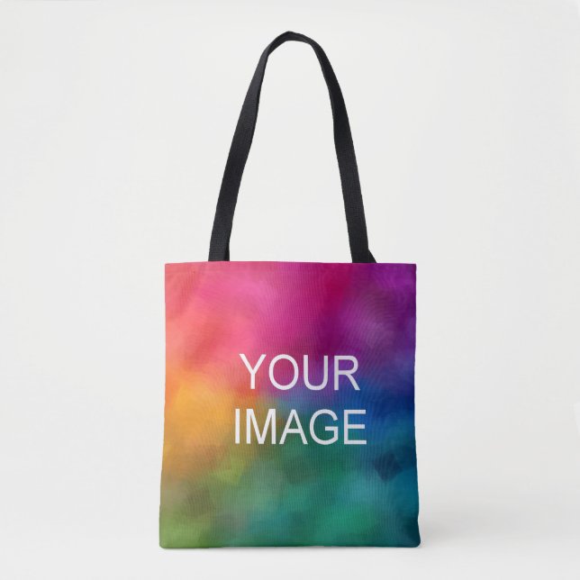 Bolsa Tote Carregar o Modelo de Design de Imagem Fotográfica (Frente)