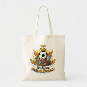Bolsa Tote Carrinho Angelical de Super Fã de Futebol
