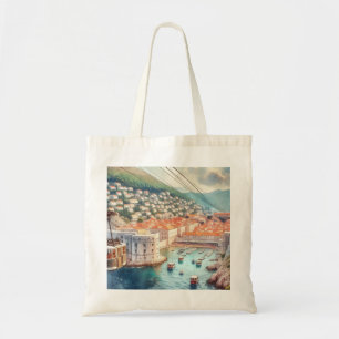 Bolsa Tote Carro-a-água Dubrovnik Croácia
