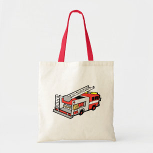 Bolsa Tote Carro de bombeiros vermelho