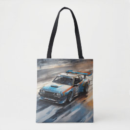 Bolsa Tote Carro de Corrida Azul esportivo