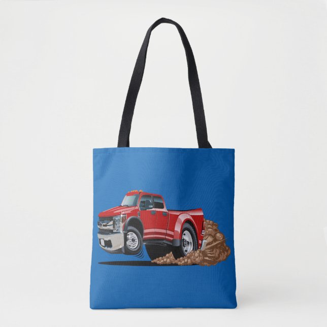 Bolsa Tote Carro de desenho animado (Frente)