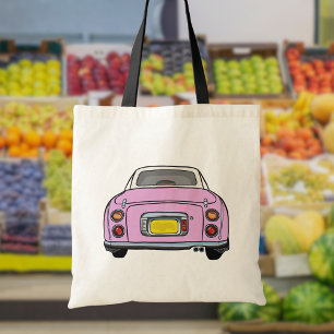 Bolsa Tote Carro de Fígaro Rosa Bonito