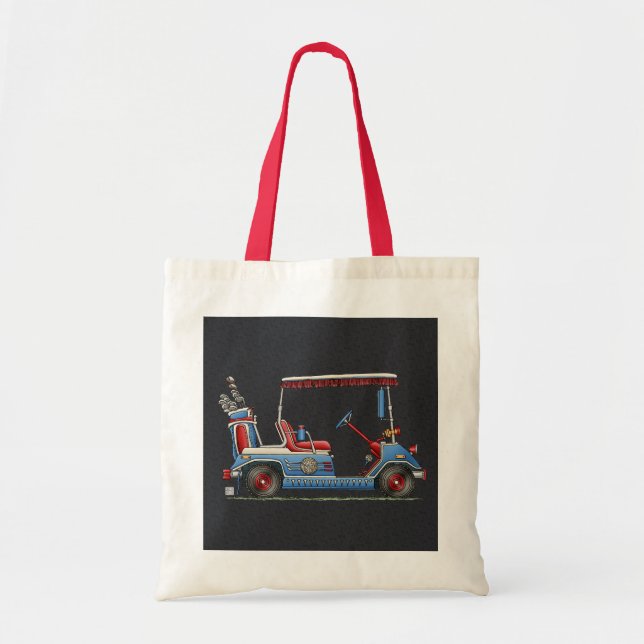 Bolsa Tote Carro de golfe bonito (Frente)