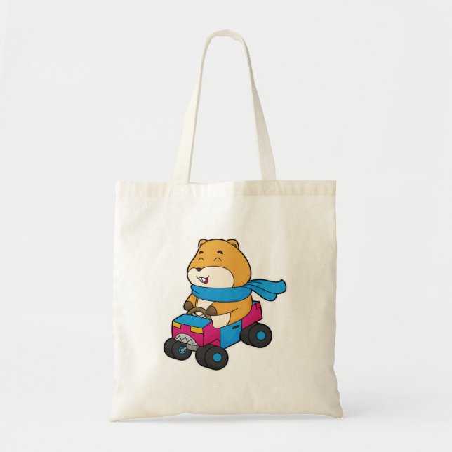 Bolsa Tote Carro de Hamster (Frente)