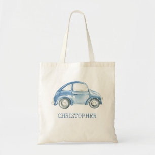 Bolsa Tote Carro Inseto De Retorna De Vintagem Com Aquarela A
