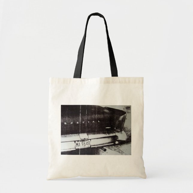 Bolsa Tote Carro preto e branco (Frente)