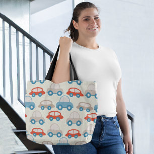 Bolsa Tote Carros vintage planos