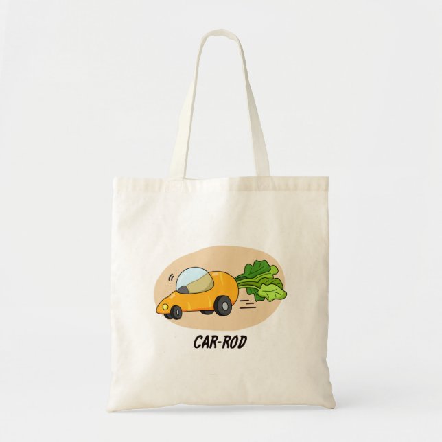 Bolsa Tote Carrot Pun Engraçado (Frente)