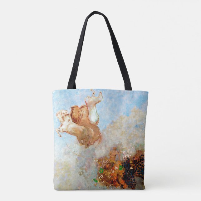 Bolsa Tote Carruagem de Apolo, Redon (Verso)