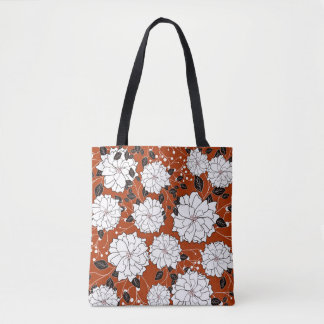 Bolsa Tote Cartão de convite ou de casamento com abstrato flo
