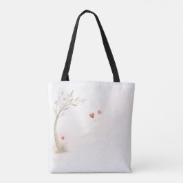 Bolsa Tote Cartão de Panda Românico - Seja Meu Para Sempre