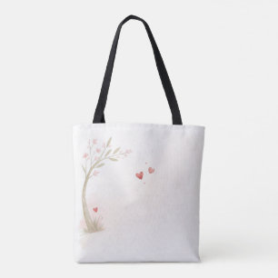 Bolsa Tote Cartão de Panda Românico - Seja Meu Para Sempre