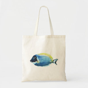 Bolsa Tote Cartão de Peixe Tang Azul Pó