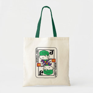 Bolsa Tote Cartão de Reprodução de Joker Chibi