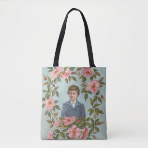 Bolsa Tote Cartão de São Valentim Alemão Antigo Kitsch, 1884