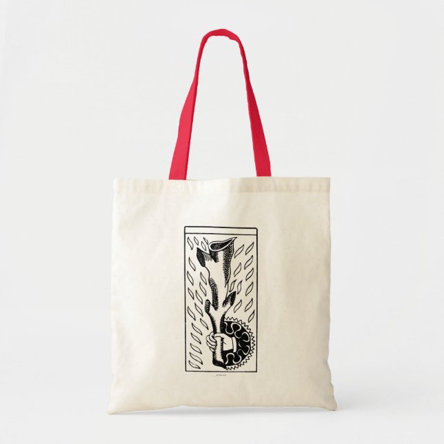 Bolsa Tote Cartão de Tarot: Ás de Ros (Frente)