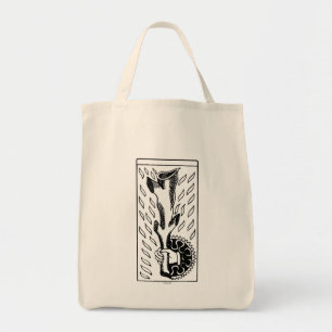 Bolsa Tote Cartão de Tarot: Ás de Ros