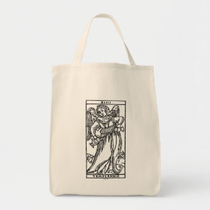 Bolsa Tote Cartão de Tarot: Moderação