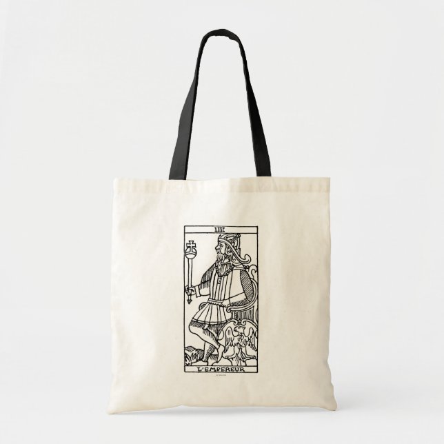 Bolsa Tote Cartão de Tarot: O imperador (Frente)