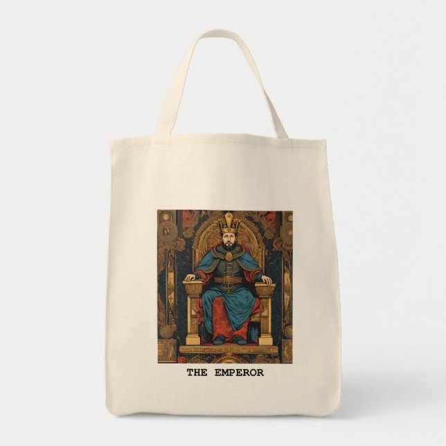 BOLSA TOTE CARTÃO EMPERADOR - TAROT (Frente)