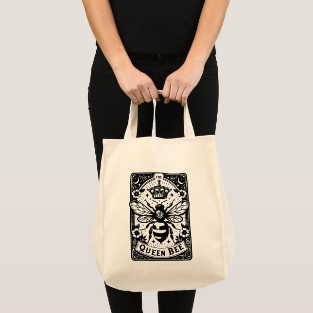 Bolsa Tote Cartão Queen Bee Tarot (Frente (produto))