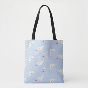 Bolsa Tote Cartas e Livros da Coruja Hedwig