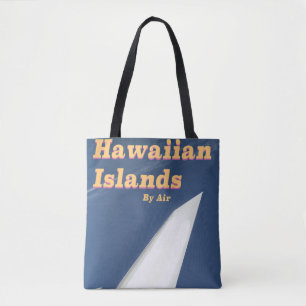 Bolsa Tote cartaz de viagem comercial das Ilhas Havaianas
