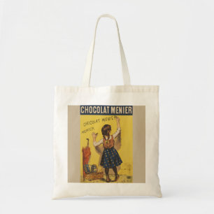 Bolsa Tote Cartaz Francês Vintage Chocolat Menier Arte Bouiss