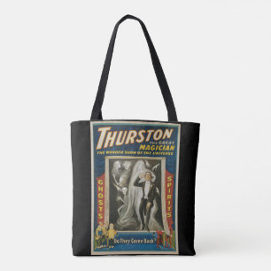 Bolsa Tote Cartaz Mágico Antigo, Thurston, O Grande Mágico