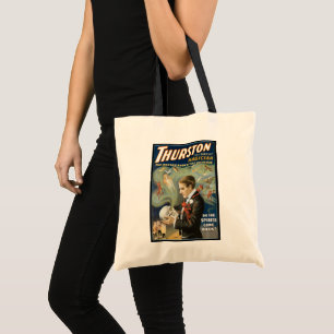 Bolsa Tote Cartaz Mágico Antigo, Thurston, O Grande Mágico