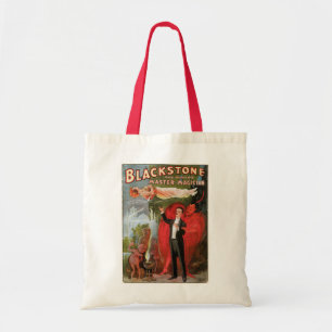 Bolsa Tote Cartaz Mágico Vintage, Grande Mágico Blackstone