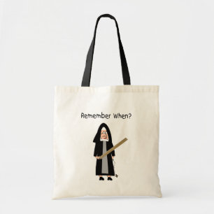 Bolsa Tote Cartões engraçados da freira: As freiras levaram