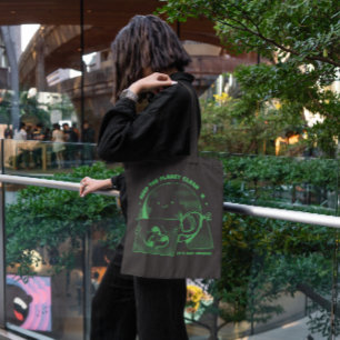 Bolsa Tote Cartografia da Terra de Citação de reciclar