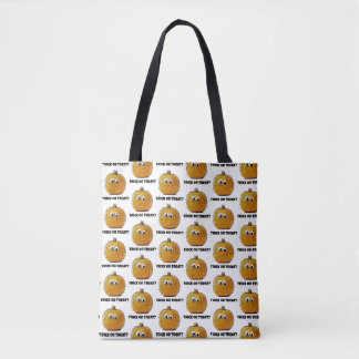 Bolsa Tote Cartografia de Abóbora-de-abóbora de Dia das Bruxa