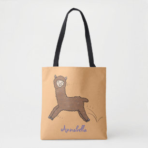 Bolsa Tote Cartografia de aplaca castanha-branca