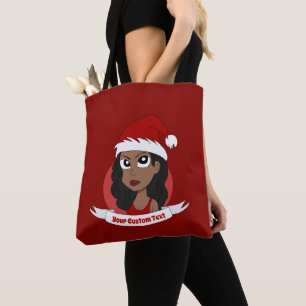 Bolsa Tote Cartografia de Natal para jovens mulheres