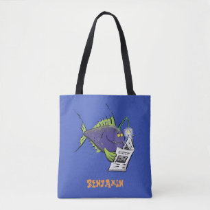 Bolsa Tote Cartografia de peixe-anjo
