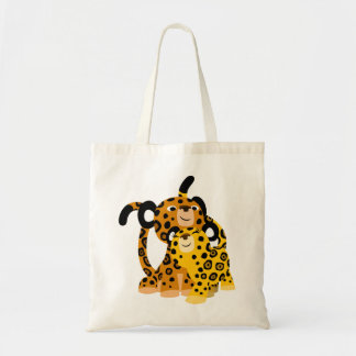 Bolsa Tote Cartoon Bonito Jaguars In Love Bag