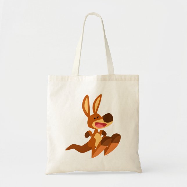 Bolsa Tote Cartoon Bonito Kangaroo Joey (Frente)