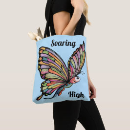 Bolsa Tote Cartoon Butterfly Personalizada