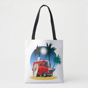 Bolsa Tote Cartoon Camper